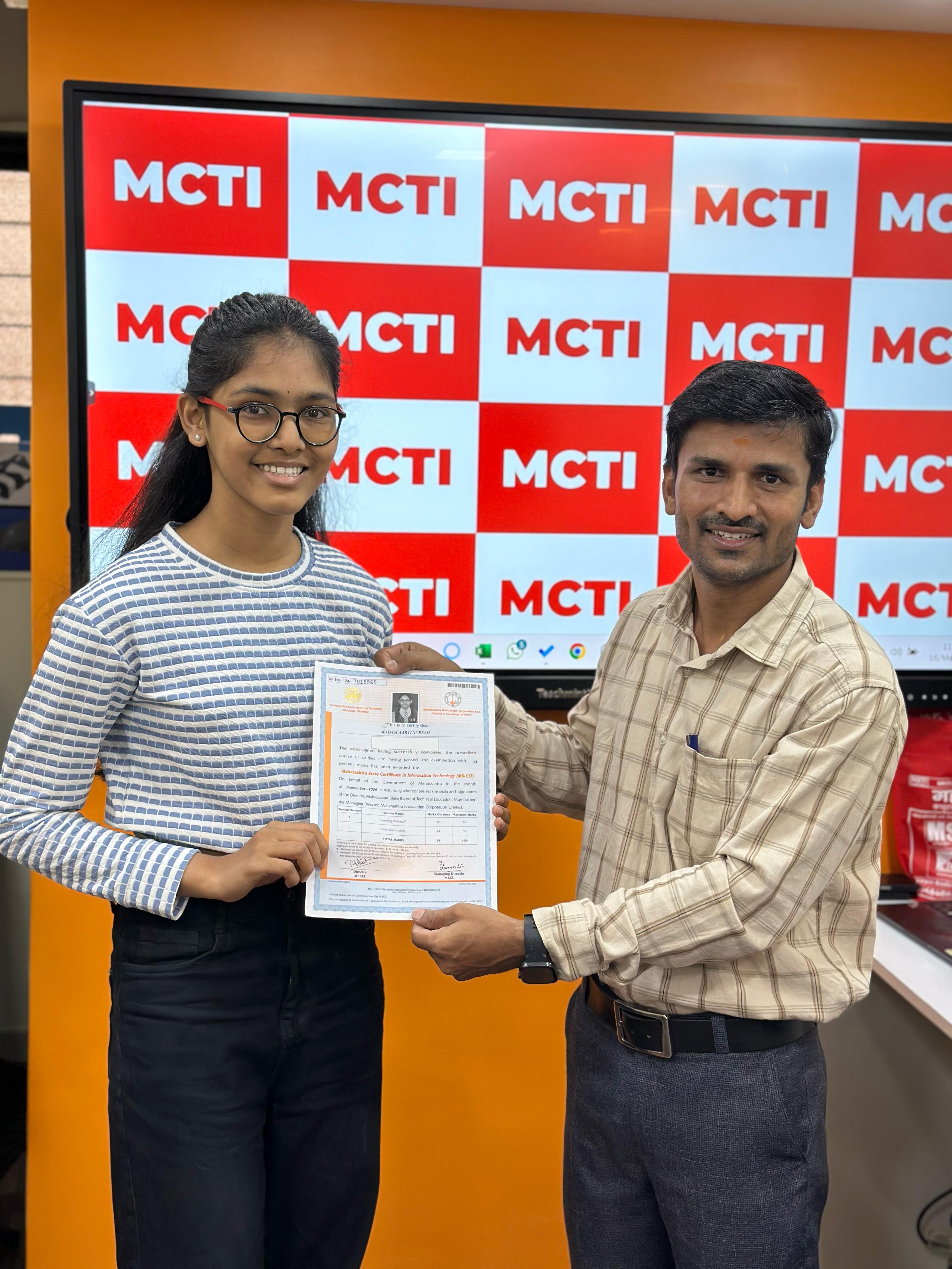 Certificate Distribution - Aarti