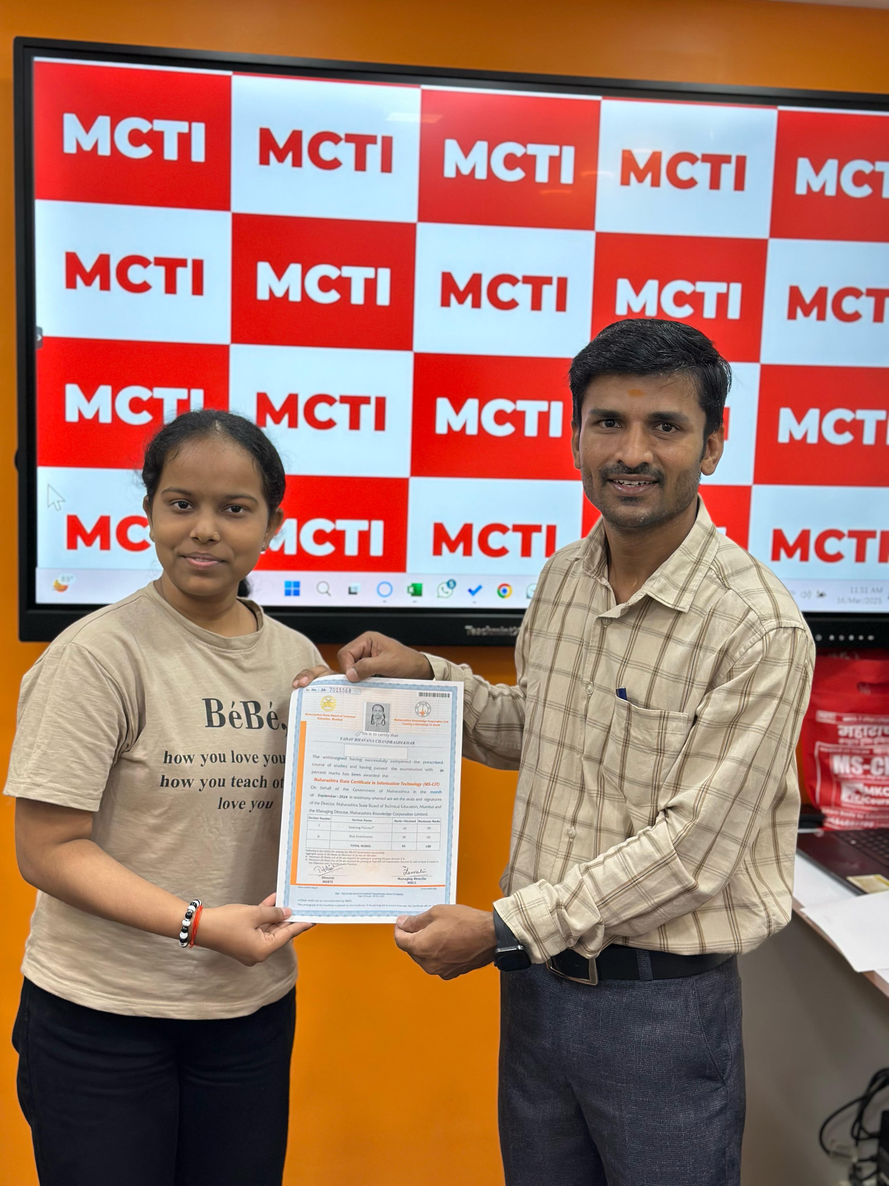 Certificate Distribution - Bhavana